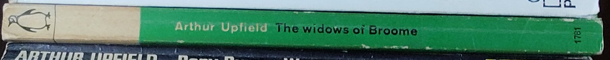 Arthur Upfield  THE WIDOWS OF BROOME spine of book image