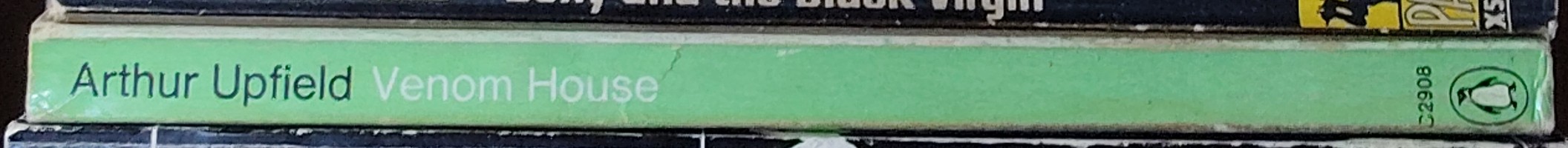 Arthur Upfield  VENOM HOUSE spine of book image