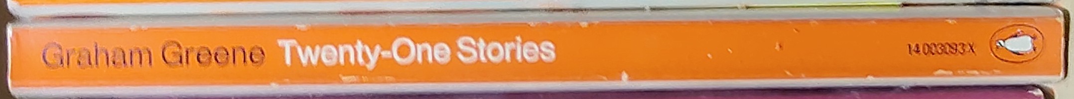 Graham Greene  TWENTY-ONE STORIES spine of book image
