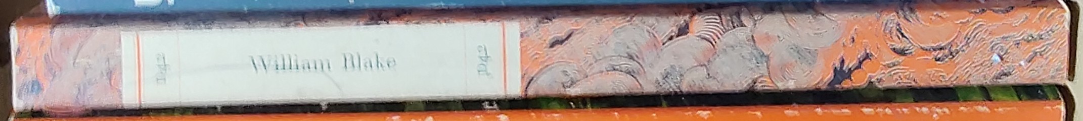 J. Bronowski (introduces_and_edits) WILLAIM BLAKE [POETRY] spine of book image