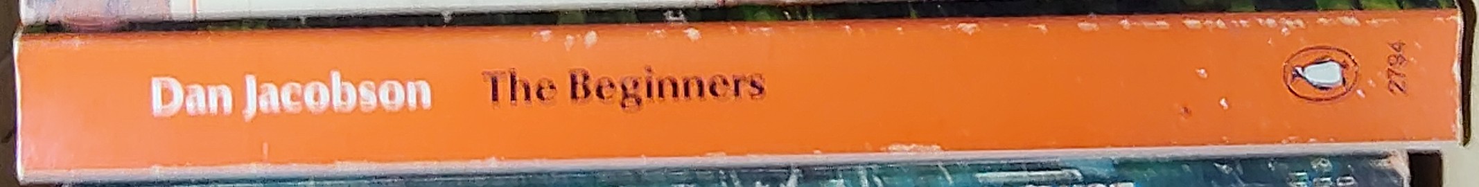 Dan Jacobson  THE BEGINNERS spine of book image