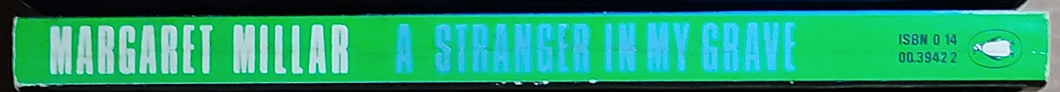 Margaret Millar  A STRANGER IN MY GRAVE spine of book image