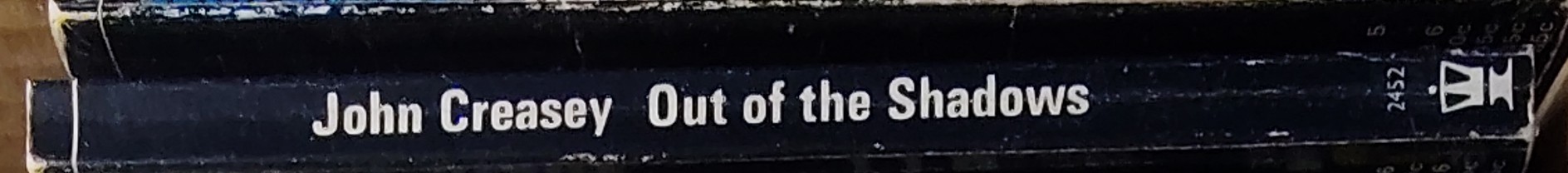 Michael Halliday  OUT OF THE SHADOWS spine of book image