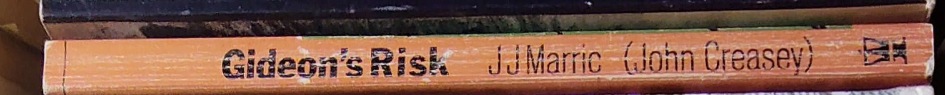 J.J. Marric  GIDEON'S RISK spine of book image