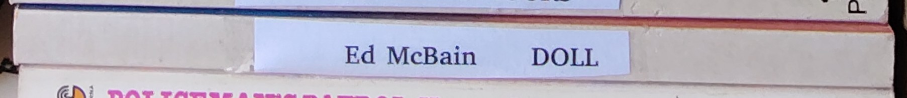 Ed McBain  DOLL spine of book image