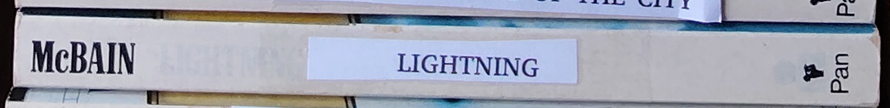 Ed McBain  LIGHTNING spine of book image