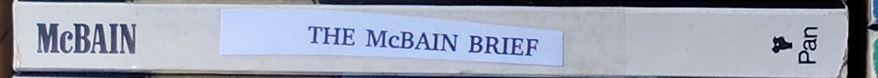 Ed McBain  THE McBAIN BRIEF spine of book image