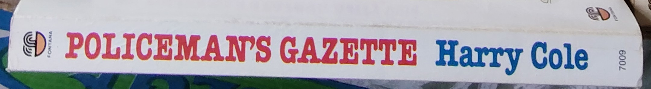 Harry Cole  POLICEMAN'S GAZETTE spine of book image