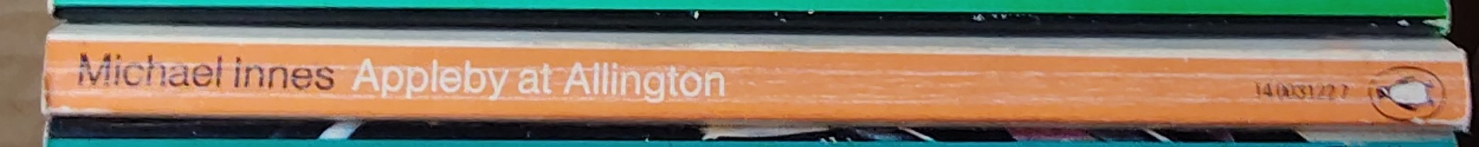 Michael Innes  APPLEBY AT ALLINGTON spine of book image