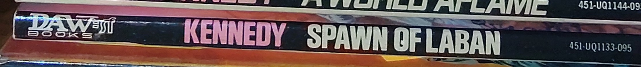 Gregory Kern  SPAWN OF LABAN spine of book image