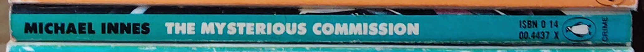 Michael Innes  THE MYSTERIOUS COMMISSION spine of book image