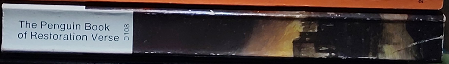 Harold Love (introduces_&_edits) THE PENGUIN BOOK OF RESTORATION VERSE spine of book image