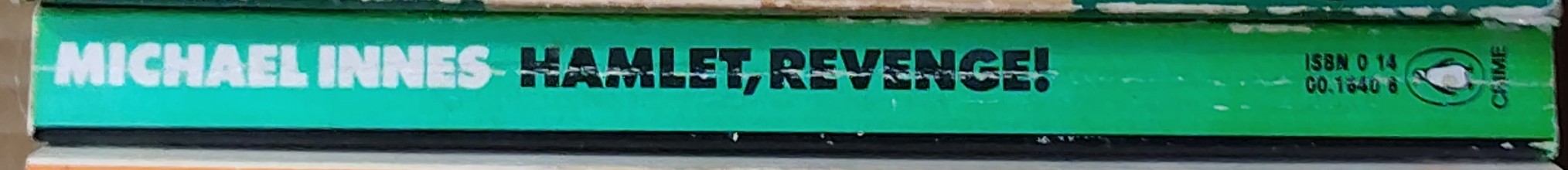 Michael Innes  HAMLET, REVENGE! spine of book image