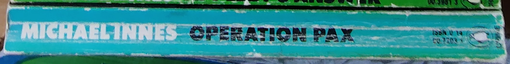 Michael Innes  OPERATION PAX spine of book image