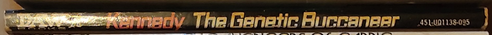 Gregory Kern  THE GENETIC BUCCANEER spine of book image