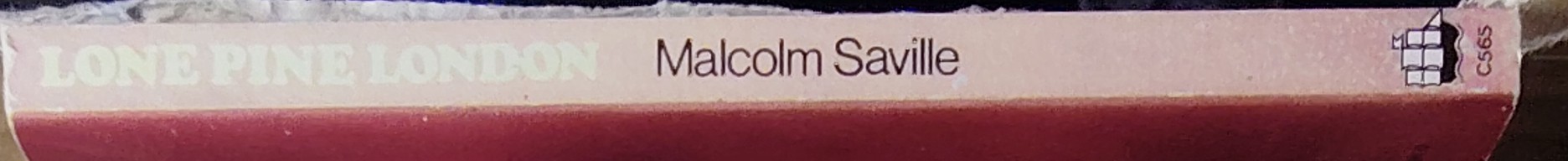 Malcolm Saville  LONE PINE LONDON spine of book image