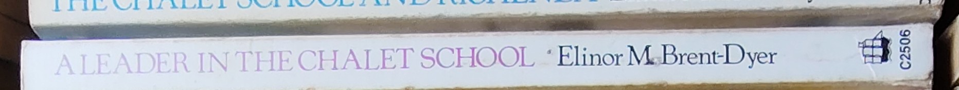 Elinor M. Brent-Dyer  A LEADER IN THE CHALET SCHOOL spine of book image