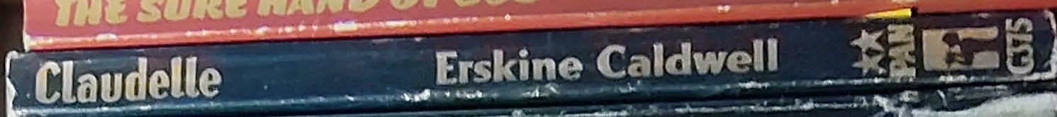 Erskine Caldwell  CLAUDELLE spine of book image