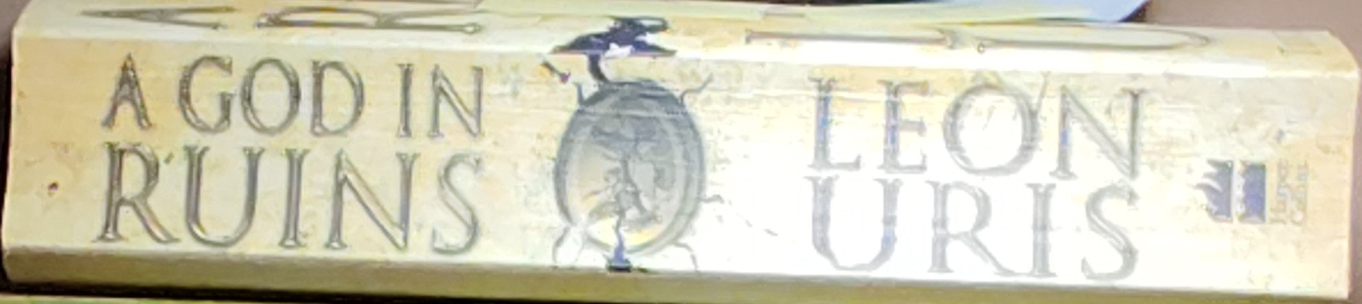 Leon Uris  A GOD IN RUINS spine of book image