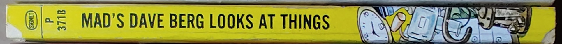 Books Mad  MAD'S DAVE BERG LOOKS AT THINGS spine of book image