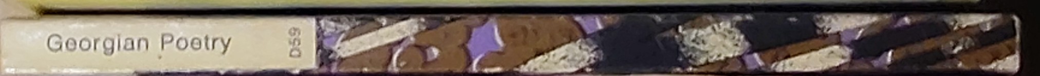 James Reeves (selects_and_introduces) GEORGIAN POETRY spine of book image