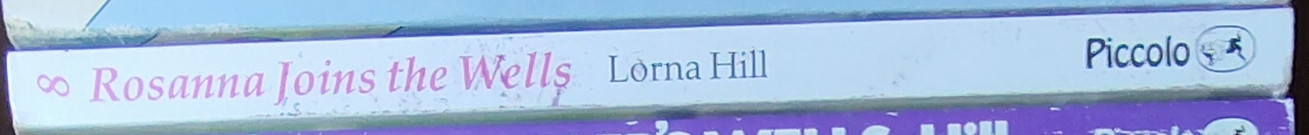 Lorna Hill  ROSANNA JOINS THE WELLS spine of book image
