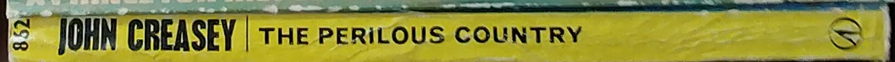 John Creasey  THE PERILOUS COUNTRY (Doctor Palfrey) spine of book image
