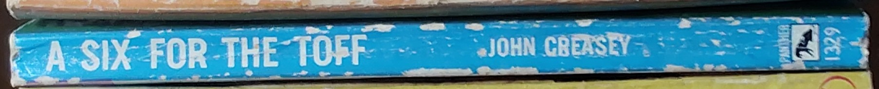 John Creasey  A SIX FOR THE TOFF spine of book image