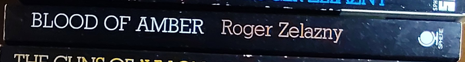 Roger Zelazny  BLOOD OF AMBER spine of book image