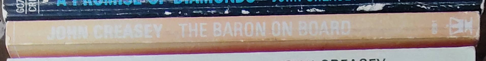 Anthony Morton  THE BARON ON BOARD spine of book image