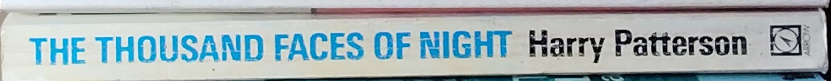 Harry Patterson  THE THOUSAND FACES OF NIGHT spine of book image