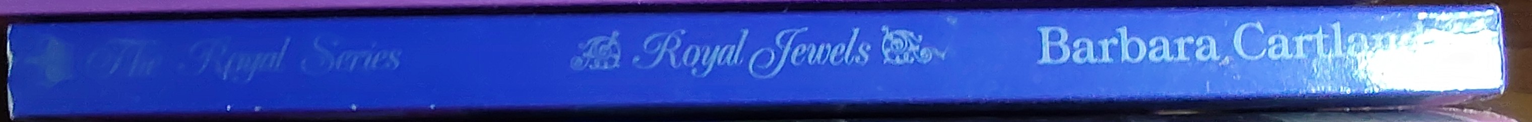 Barbara Cartland  ROYAL JEWELS (non-fiction) spine of book image