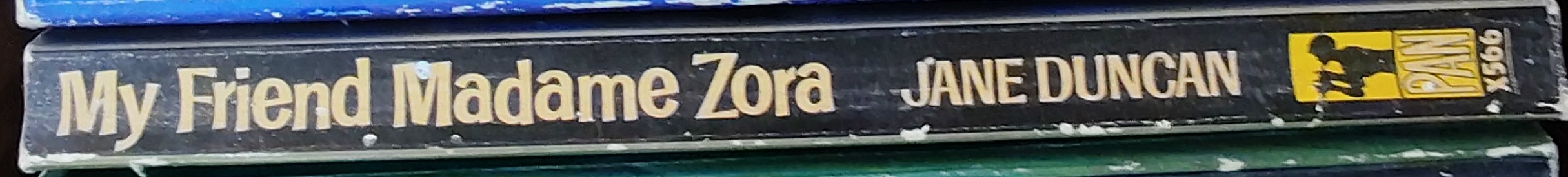 Jane Duncan  MY FRIEND MADAME ZORA spine of book image
