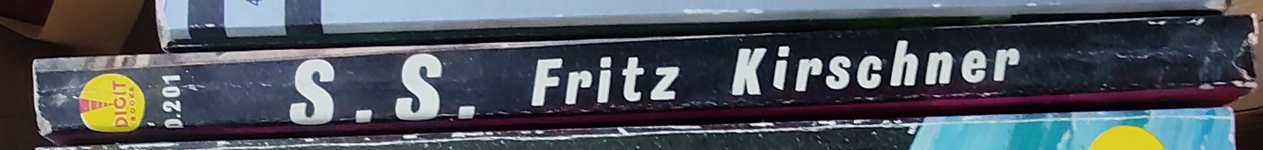 Fritz Kirschner  S.S. spine of book image