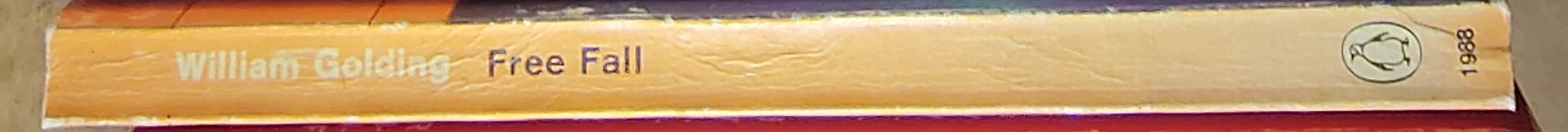 William Golding  FREE FALL spine of book image