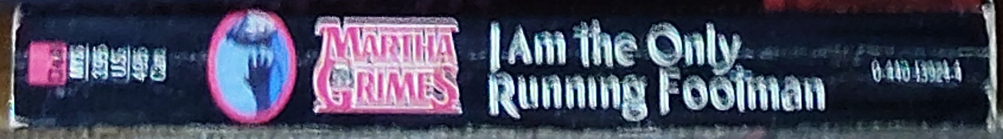Martha Grimes  I-AM THE ONLY RUNNING FOOTMAN spine of book image