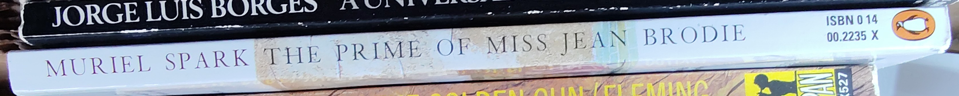 Muriel Spark  THE PRIME OF MISS JEAN BRODIE spine of book image