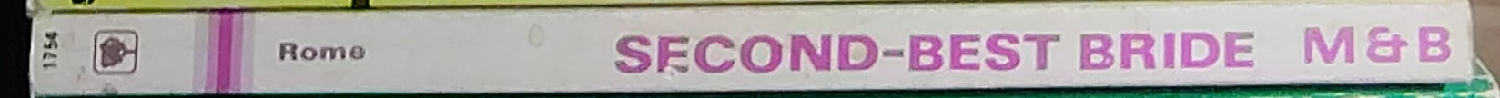 Margaret Rome  SECOND-BEST BRIDE spine of book image