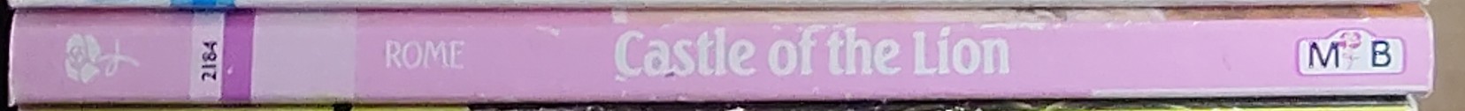 Margaret Rome  CASTLE OF THE LION spine of book image