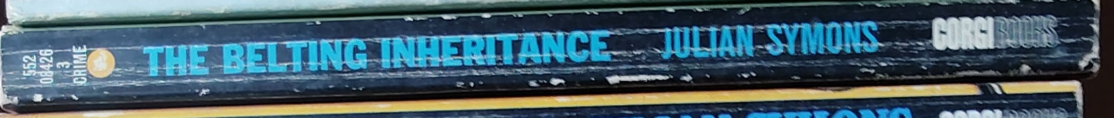 Julian Symons  THE BELTING INHERITANCE spine of book image
