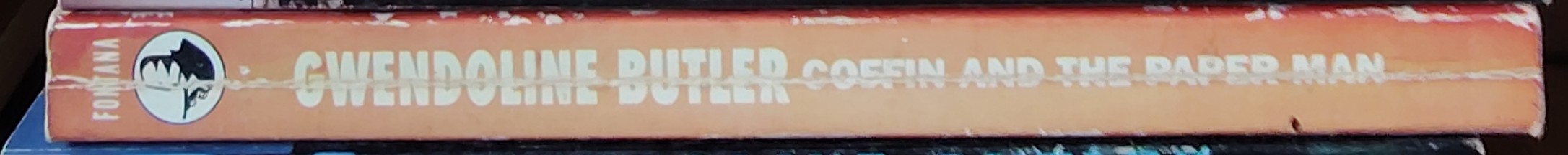 Gwendoline Butler  COFFIN AND THE PAPER MAN spine of book image