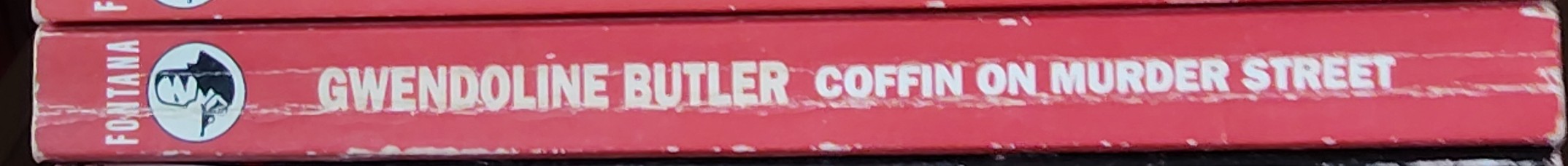 Gwendoline Butler  COFFIN ON MURDER STREET spine of book image
