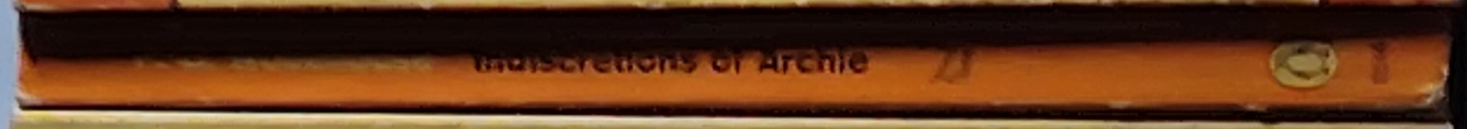 P.G. Wodehouse  INDISCRETIONS OF ARCHIE spine of book image