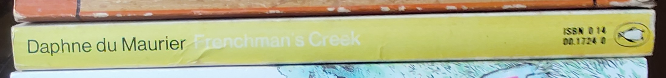Daphne du Maurier  FRENCHMAN'S CREEK spine of book image