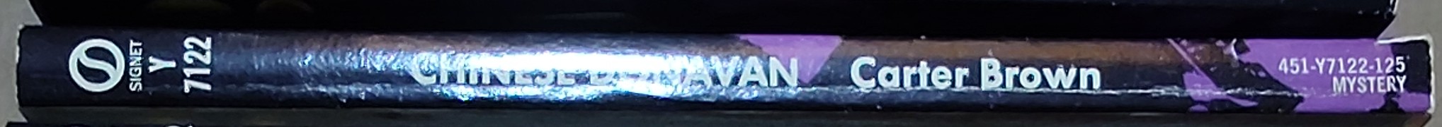 Carter Brown  CHINESE DONAVAN spine of book image