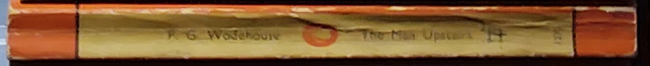 P.G. Wodehouse  THE MAN UPSTAIRS and other stories spine of book image