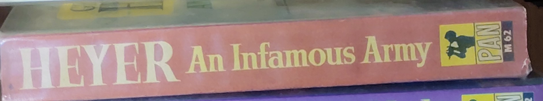 Georgette Heyer  AN INFAMOUS ARMY spine of book image