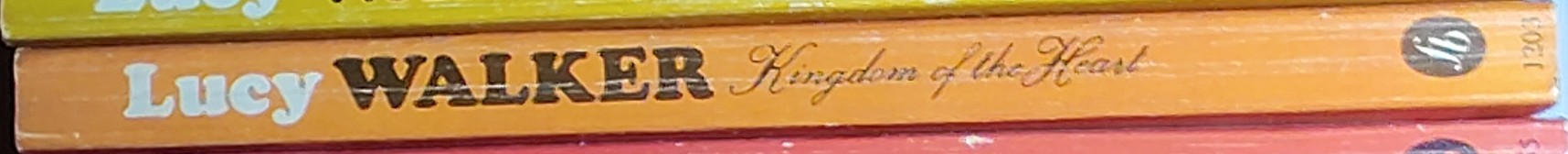 Lucy Walker  KINGDOM OF THE HEART spine of book image