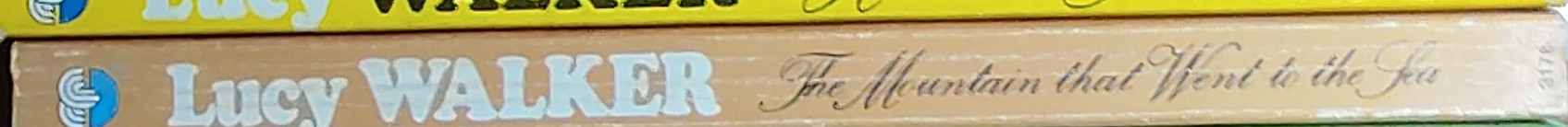 Lucy Walker  THE MOUNTAIN THAT WENT TO THE SEA spine of book image