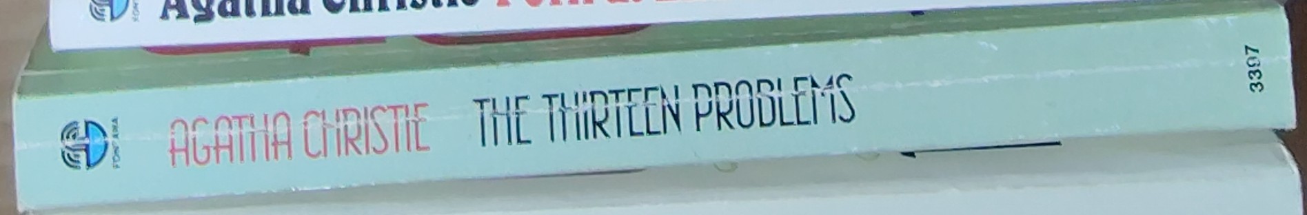 Agatha Christie  THE THIRTEEN PROBLEMS spine of book image